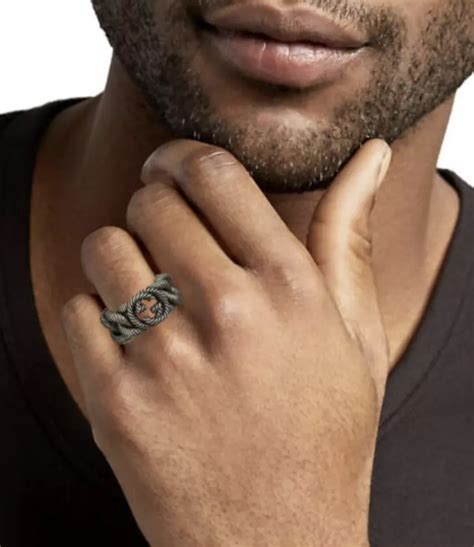 mens macys gucci chain|Gucci ring men sale.